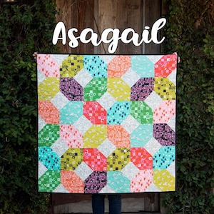 Asagail Quilt Pattern | Running Doe Quilts for Villa Rosa Designs