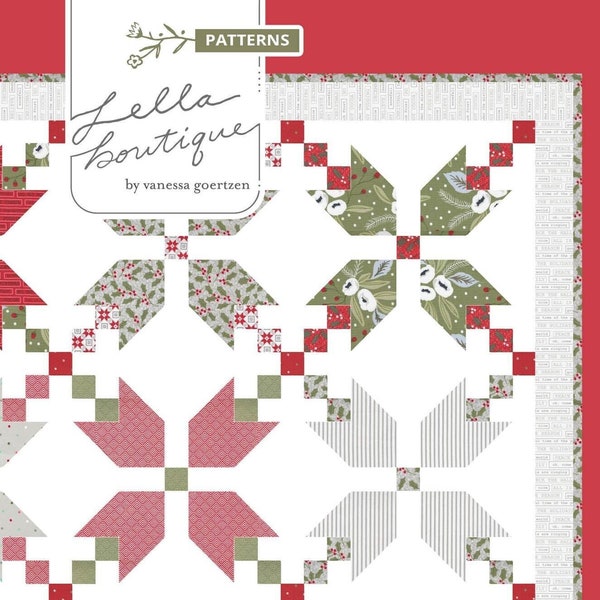 Figgy pudding christmas quilt pattern