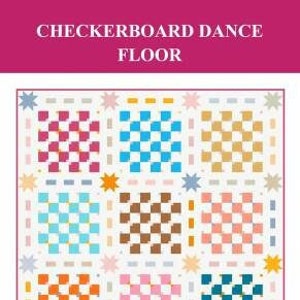 Checkerboard Dance Floor Quilt Pattern by Satomi Quilts