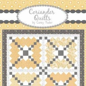 Sunny Flowers Quilt Pattern by Coriander Quilts