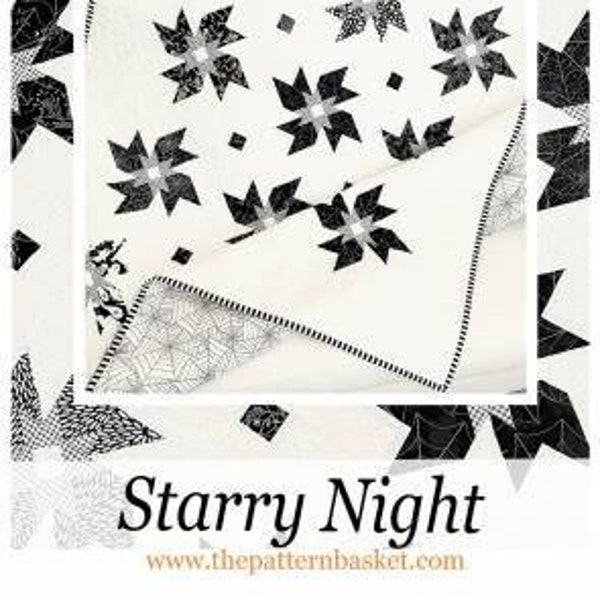 Starry Night Quilt Pattern by The Pattern Basket