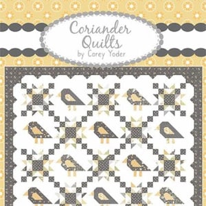 Fly Away Blackbird Quilt Pattern by Coriander Quilts