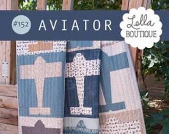 Aviator Quilt Pattern by Lella Boutique