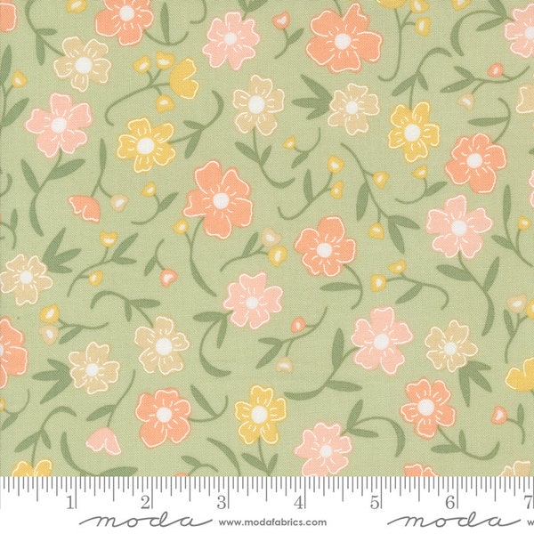 Flower Girl Flower Field Pear by My Sew Quilty Life for Moda Fabrics