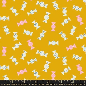 Sugar Cone Candy Goldenrod by Kimberly Kight for Ruby Star Society