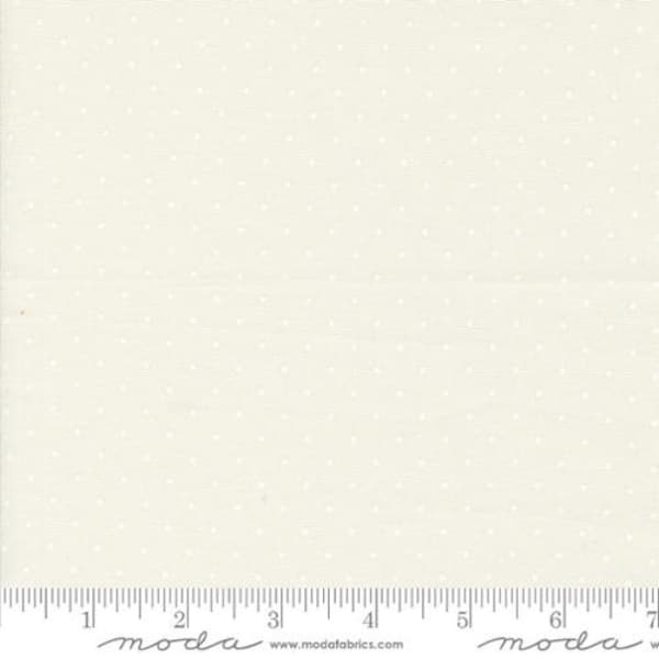 Shoreline Dots Cream White by Camille Roskelley for Moda Fabrics