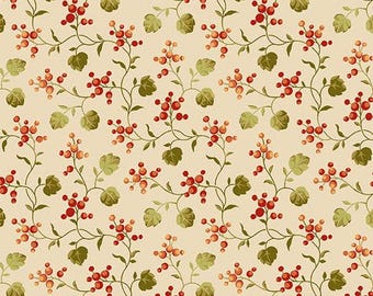 Autumn Woods Bittersweet Almond by Renee Nanneman for Andover Fabrics