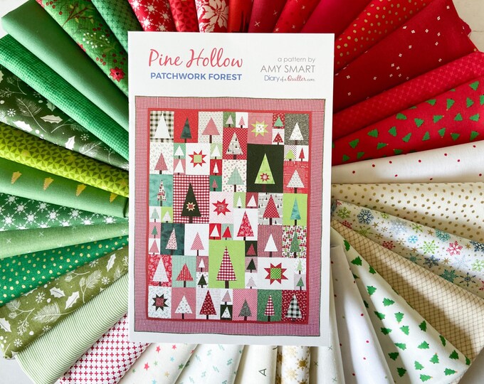 Pine Hollow Patchwork Forest Quilt Kit - Etsy