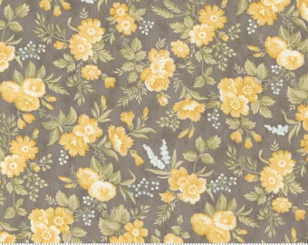 Honeybloom Sweet Blossoms Charcoal by 3 Sisters for Moda Fabrics
