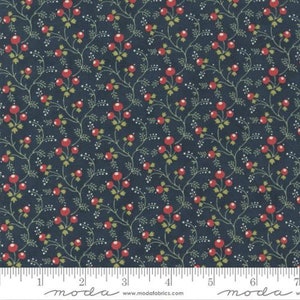 Union Square Berry Vine Navy by Minick & Simpson for Moda Fabrics