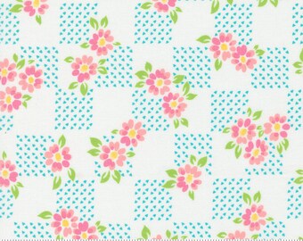 On the Bright Side Fields Sugar Blue by Me and My Sister Designs for Moda Fabrics