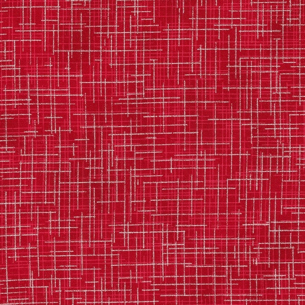 Quilter's Linen Metallic Cardinal by Studio RK for Robert Kaufman Fabrics