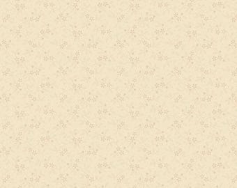 Anna B'S Indigos Flower Toss Cream by Carrie Quinn for Marcus Fabrics