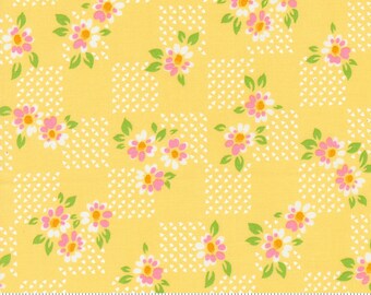 On the Bright Side Fields Lemon by Me and My Sister Designs for Moda Fabrics