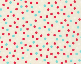 Polka Dot Multi Red Ki-Mama by Sevenberry for Robert Kaufman