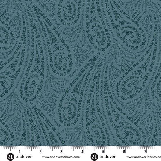 Grand Paisley Transferware by Jo Morton for Andover Fabric - Etsy