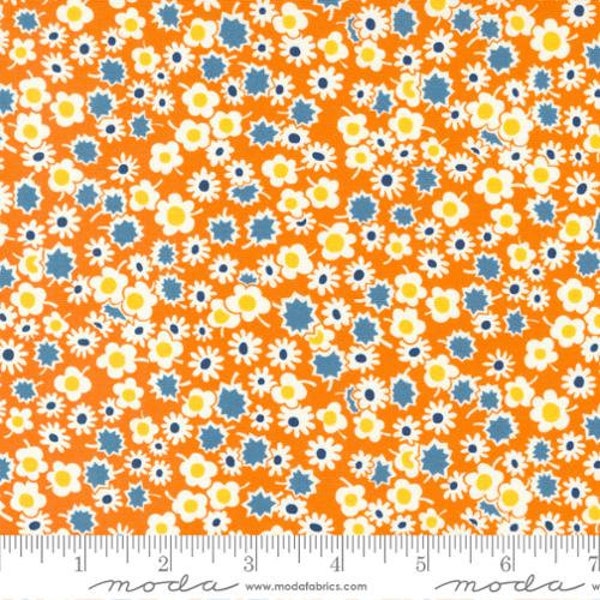 Sweet Melodies Daisy Dot Orange by American Jane for Moda Fabrics