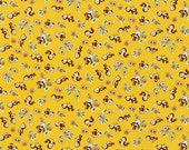 Naptime 4 Yellow Birds by Darlene Zimmerman for Robert Kaufman 1930 s Reproduction Fabric
