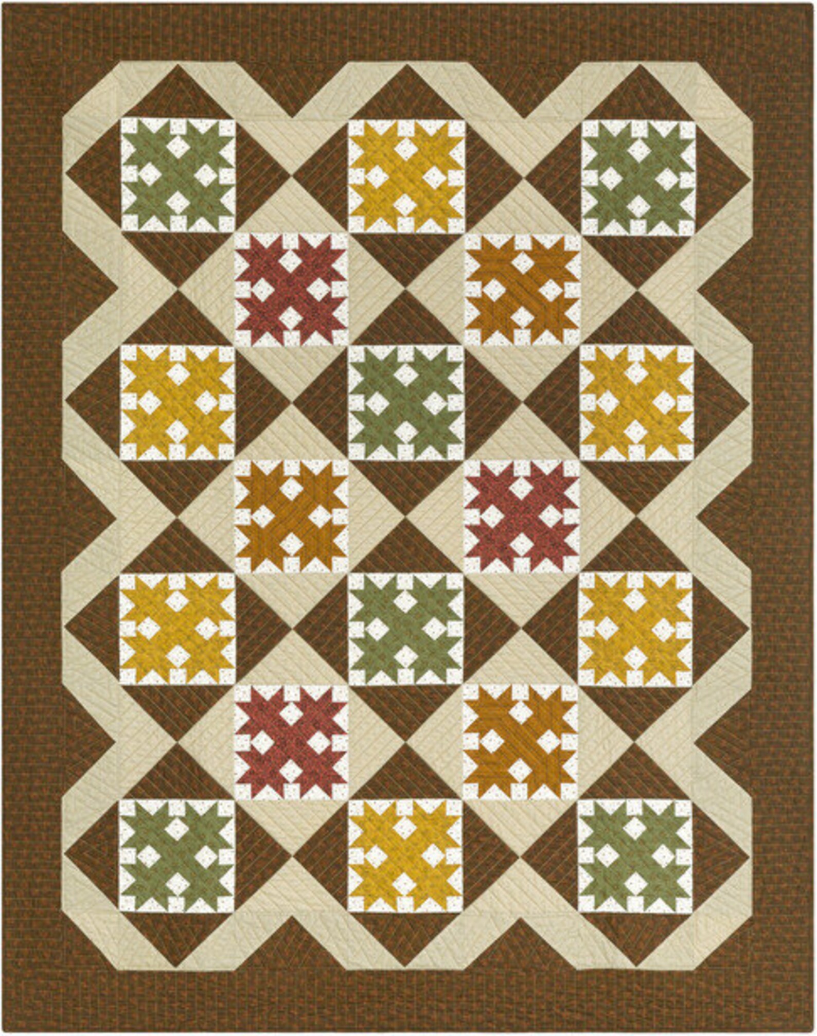 Pansy Point Day Quilt Pattern by Me & My Stitches Etsy
