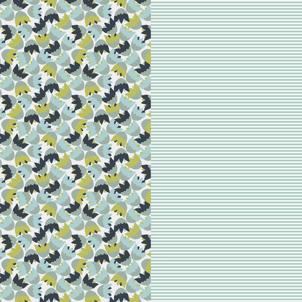 Greenstone Lollies Raincloud by Jen Kingwell for Moda Fabrics