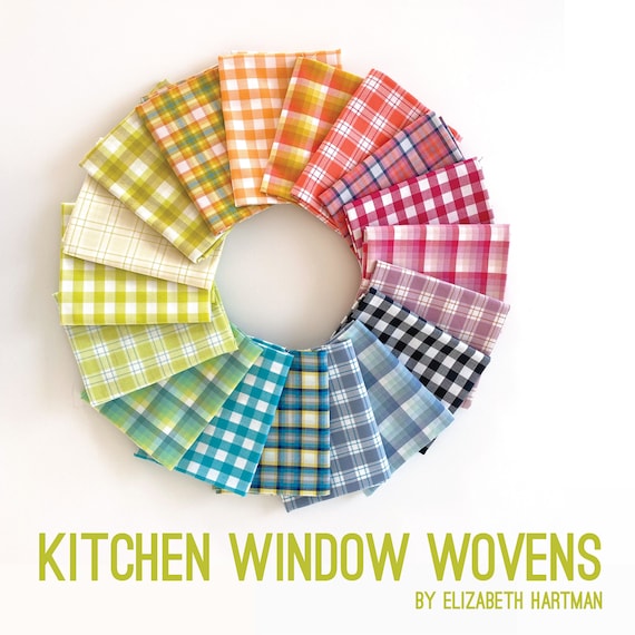 Kitchen Window Wovens Plaid in Watermelon Kitchen Window Wovens Plaid in Watermelon