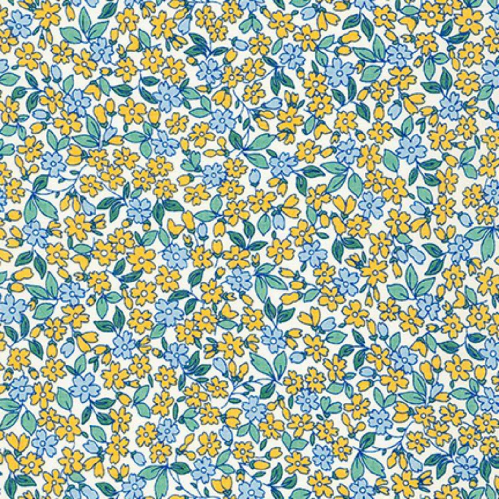 Teapot Garden Dainty Bloom Yellow by Darlene Zimmerman for Etsy