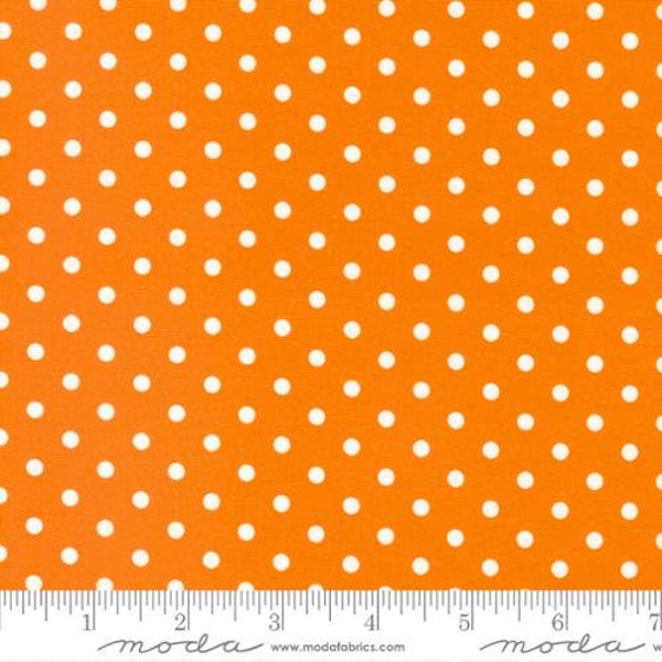 Sweet Melodies Polka Dot Orange by American Jane for Moda Fabrics