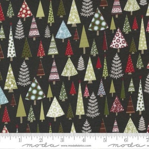 Peppermint Bark Forest Dark Chocolate by Basic Grey for Moda Fabrics