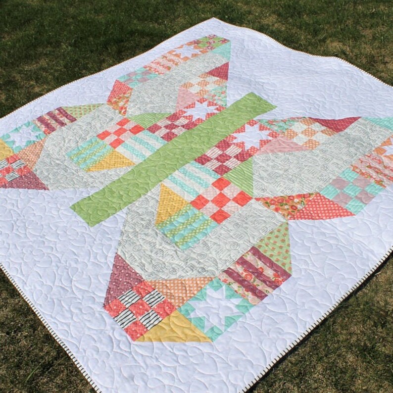 Butterfly Patch Quilt Pattern Lella Boutique Vanessa Etsy