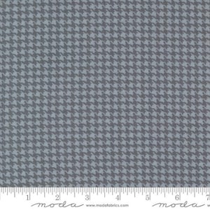 Farmhouse Flannels III Small Check Grey Pewter by Primitive Gatherings for Moda Fabrics