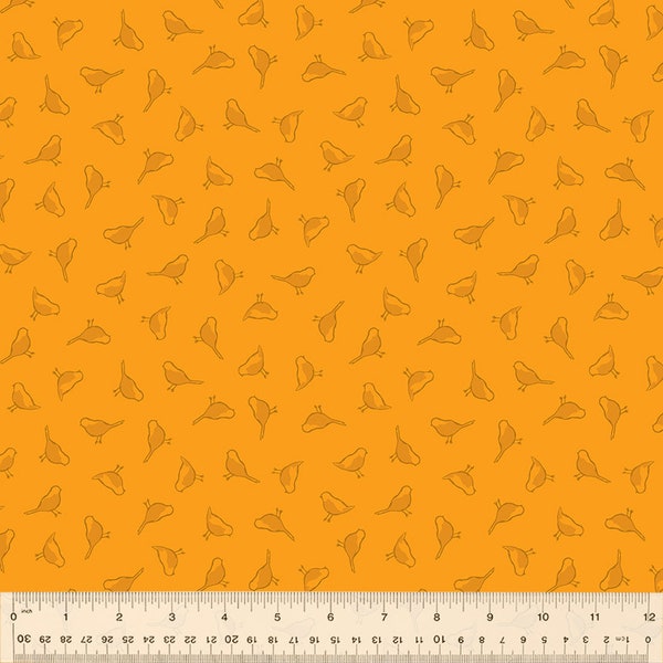 Color Club Birdies Saffron by Windham Fabrics