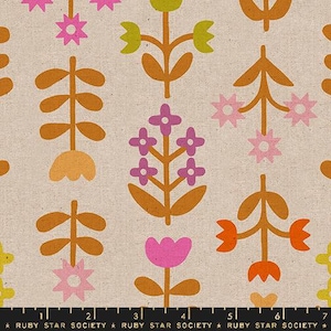 CANVAS Favorite Flowers: Meadow in Natural CANVAS Favorite Flowers: Meadow in Natural