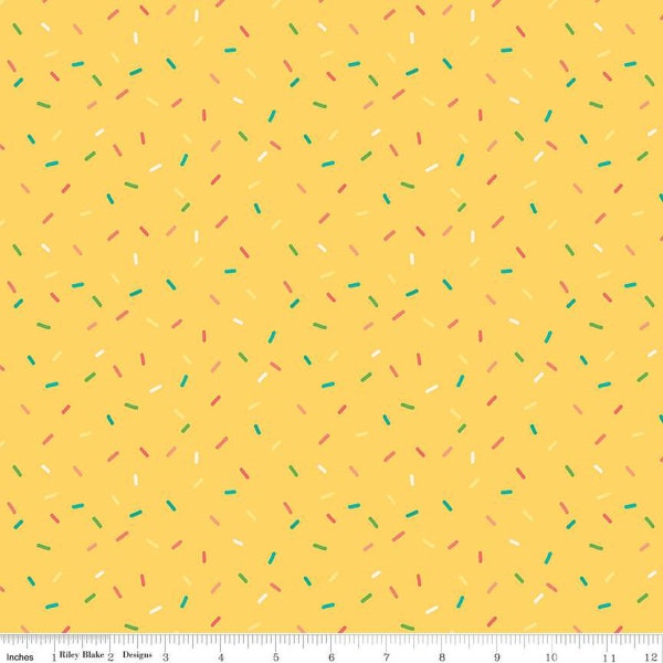 Gingham Cottage Confetti Yellow by Heather Petersen for Riley Blake Designs