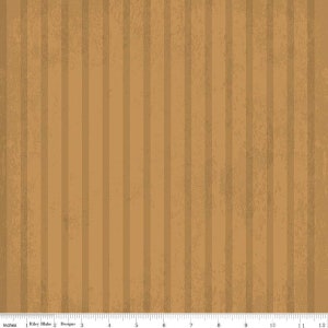 Kringle Stripes Gold by Teresa Kogut for Riley Blake Designs