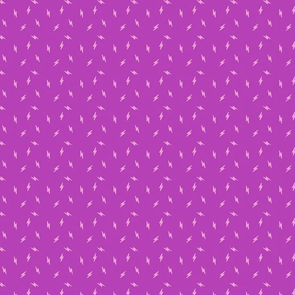 Atomic Grape Crush Lightning Bolt by Libs Elliott for Andover Fabrics