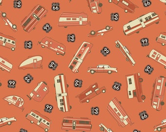 Route 66 Main Sunset by Anderson Design Group For Riley Blake Fabrics