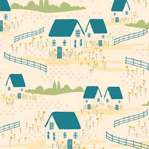 Marigold Folkhouse Dream from Art Gallery Fabrics