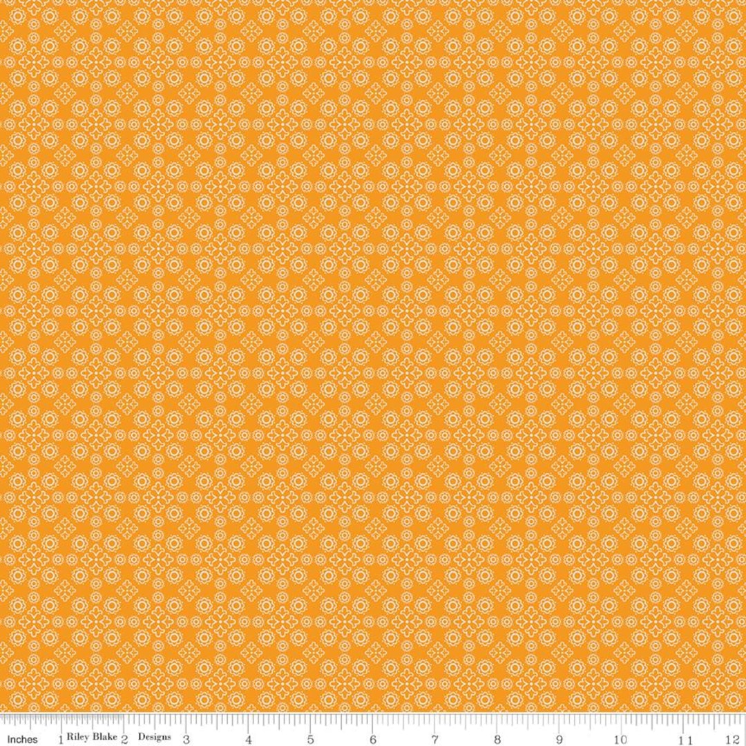 Cheddar at Twilight Medallion Cheddar by Riley Blake Designs - Etsy