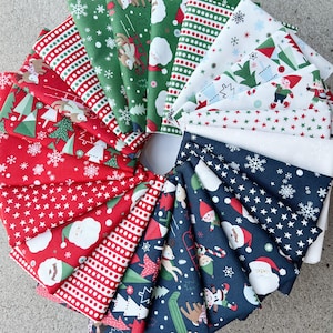 Hello Holidays Precut Bundles by Abi Hall for Moda Fabrics
