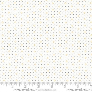 Eyelet Ivory Pumpkin by Fig Tree Co for Moda Fabric