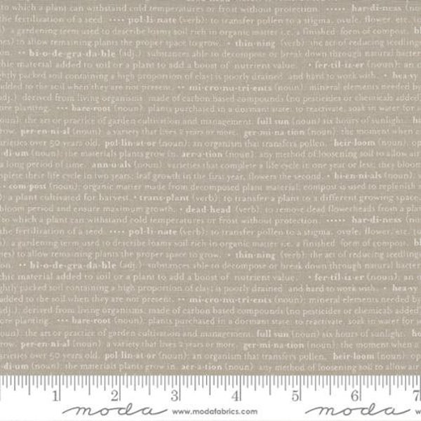 Flower Pot Taupe Glossary by Lella Boutique for Moda