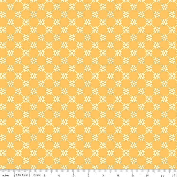 Gingham Cottage Quilty Yellow by Heather Petersen for Riley Blake Designs
