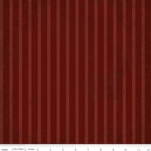 Kringle Stripes Red by Teresa Kogut for Riley Blake Designs