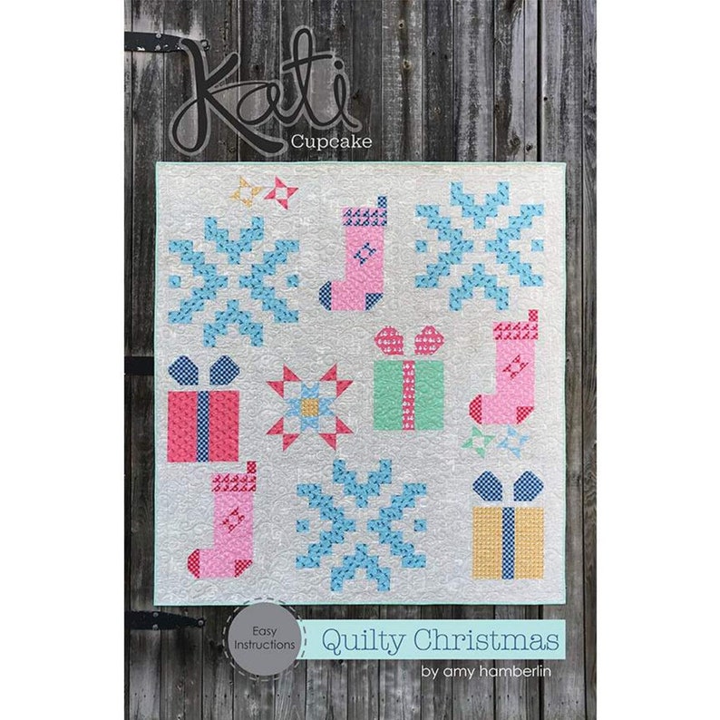 Quilty Christmas Quilt Pattern by Amy Hamberlin of Kati Cupcake - Etsy