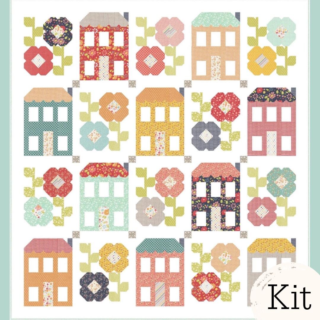 Spring Town Quilt Kit Featuring Delightfully Yours From Moda Fabrics - Etsy