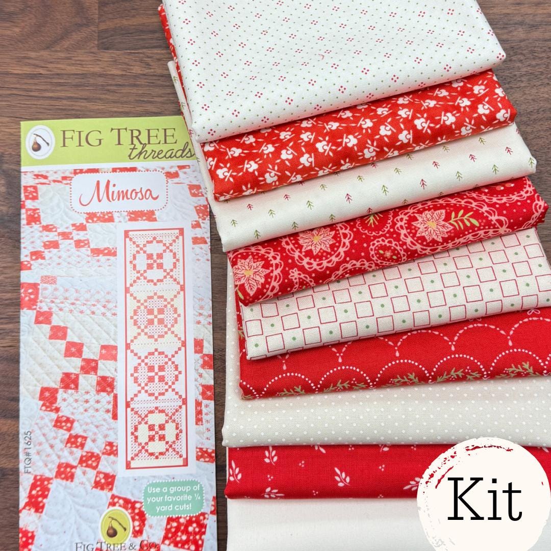 Mimosa Table Runner Quilt Kit - Etsy