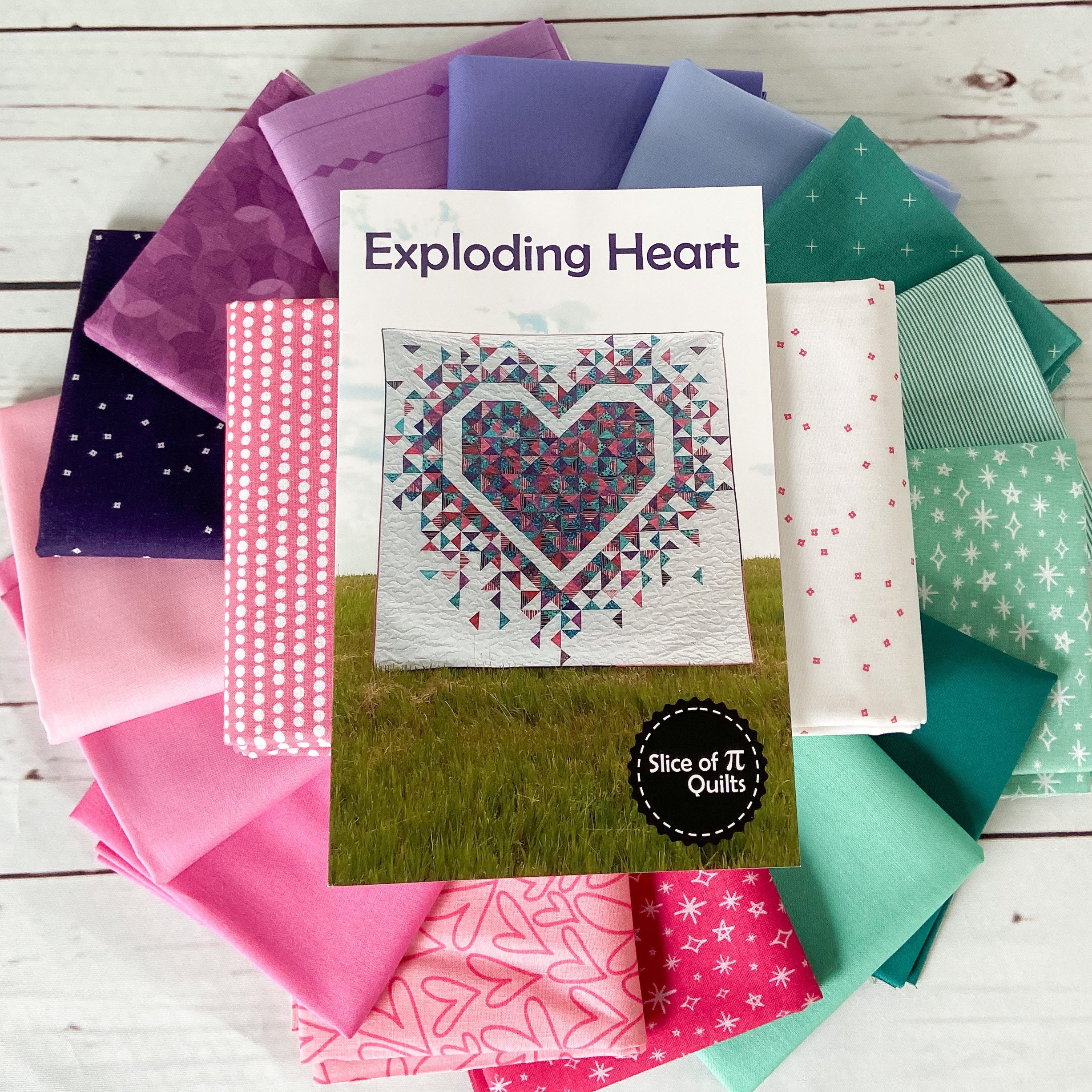 Exploding Hearts Quilt Kit Etsy