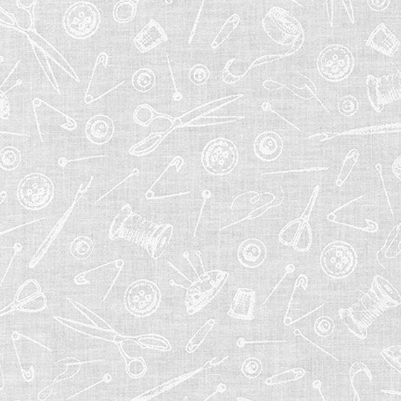 Mini Madness White on White Sewing Notions Mini Madness White on White Sewing Notions