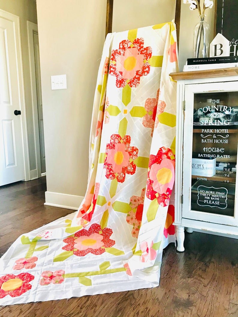 Garden Side Quilt Pattern by My Sew Quilty Life - Etsy