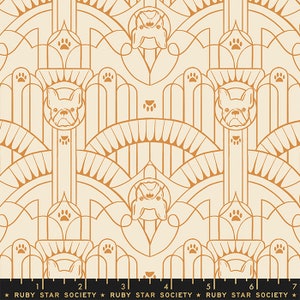 Dog Park Deco Pup Shell by Sarah Watts of Ruby Star Society for Moda Fabrics